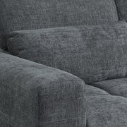 S112+S113Sl Modern Chenille Sofa and Loveseat Set, 2-Piece Deep Seat Cloud Couch with Adjustable Backrests & Channel Tufting