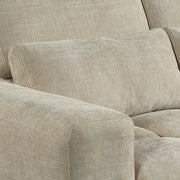 S112+S113Sl Modern Chenille Sofa and Loveseat Set, 2-Piece Deep Seat Cloud Couch with Adjustable Backrests & Channel Tufting