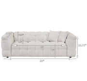 S10SL Modern Boucle Sofa and Loveseat Set, 