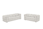 S10-SL Modern Boucle Sofa and Loveseat Set, 