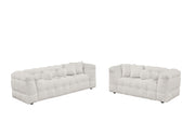 S10-SL Modern Boucle Sofa and Loveseat Set, 