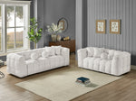 S10-SL Modern Boucle Sofa and Loveseat Set, 