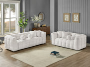 S10-SL Modern Boucle Sofa and Loveseat Set, 