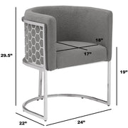 SC030-7, CH030-7, & BS030-7: Modern Teddy Fabric Chairs with Honey Comb Back Design
