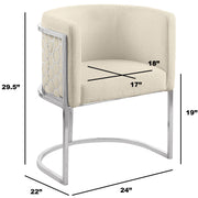 SC030-7, CH030-7, & BS030-7: Modern Teddy Fabric Chairs with Honey Comb Back Design