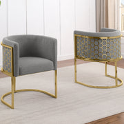 SC030-7, CH030-7, & BS030-7: Modern Teddy Fabric Chairs with Honey Comb Back Design
