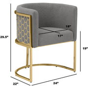 SC030-7, CH030-7, & BS030-7: Modern Teddy Fabric Chairs with Honey Comb Back Design