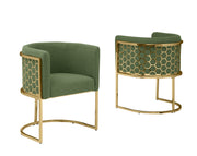 SC034 Modern Dark Gray Teddy Fabric Barrel Accent Chair with U-Shaped Gold Base, Low-Profile Vanity Dining Chair
