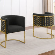 SC030-7, CH030-7, & BS030-7: Modern Teddy Fabric Chairs with Honey Comb Back Design