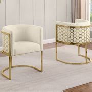 SC030-7, CH030-7, & BS030-7: Modern Teddy Fabric Chairs with Honey Comb Back Design
