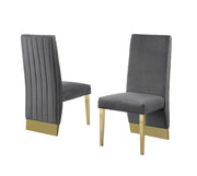 SC160 Majestic Oversized Velvet Accent Dining Chair, 42