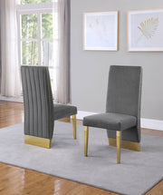 SC160 Majestic Oversized Velvet Accent Dining Chair, 42
