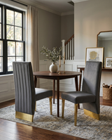 SC160 Majestic Oversized Velvet Accent Dining Chair, 42