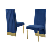 SC160 Majestic Oversized Velvet Accent Dining Chair, 42