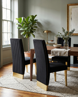 SC160 Majestic Oversized Velvet Accent Dining Chair, 42