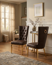 SC257 Majestic Oversized Leathaire Dining Chair, 26