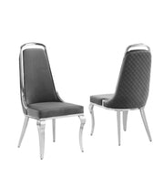 SC310 Majestic Oversized Velvet Accent Dining Chair, 43