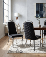 SC310 Majestic Oversized Velvet Accent Dining Chair, 43