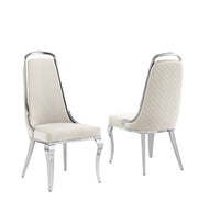 SC310 Majestic Oversized Velvet Accent Dining Chair, 43