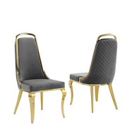 SC314 Majestic Oversized Velvet Accent Dining Chair, 43