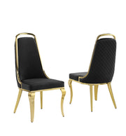 SC314 Majestic Oversized Velvet Accent Dining Chair, 43
