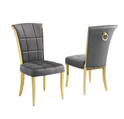 SC324 Majestic Oversized Velvet Accent Dining Chair, 40