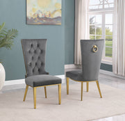 SC334 Majestic Oversized Velvet Accent Dining Chair, 42