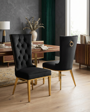 SC334 Majestic Oversized Velvet Accent Dining Chair, 42