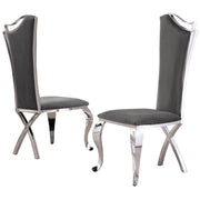 D14-SC, SC34-36: Velvet Dining Chairs by Quality Living Furniture