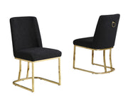 SC504 Modern Boucle Upholstered Dining Side Chair with Radiant Gold Legs, Contemporary Accent Room Chair
