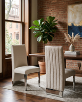 SC560 Majestic Oversized Boucle Accent Dining Chair, 42