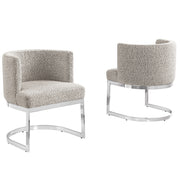 SC90-7 & SC590-7: Velvet Side Chair with Chrome Finish Legs (Set of 1)