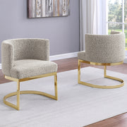 SC90-7 & SC590-7: Velvet Side Chair with Chrome Finish Legs (Set of 1)