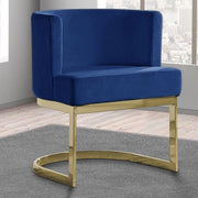 SC90-7 & SC590-7: Velvet Side Chair with Chrome Finish Legs (Set of 1)